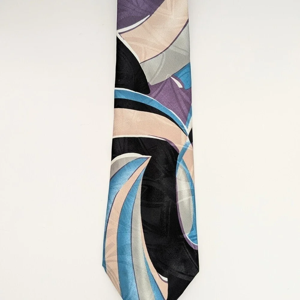 Bundle of 2 Vibrant Colorful Gianfranco Ruffini Italy Men's Ties